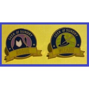 Geek & Sundry Wizard and Rogue Gaming,Player Advetising Pins